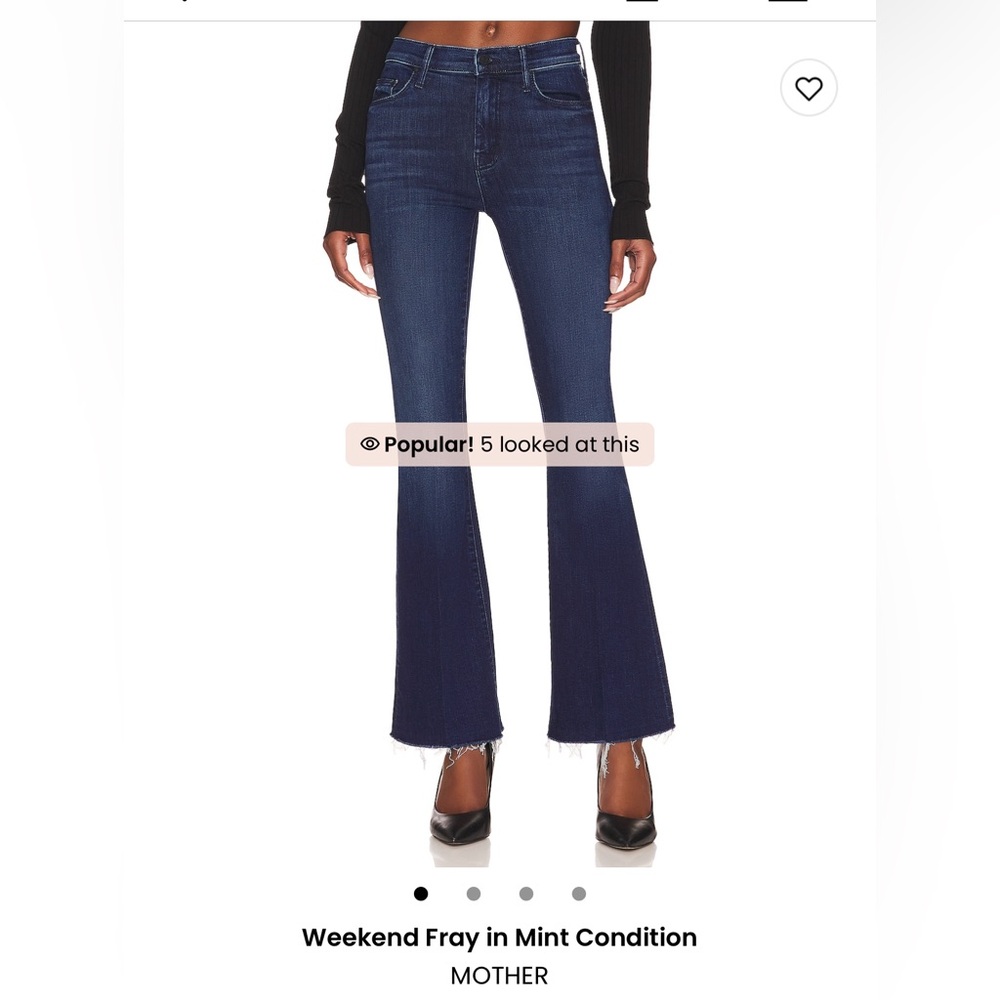 Mother Weekend Fray Jeans